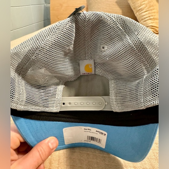 Carhartt Men’s Gforce Large/XL Stretch SnapBack Blue Baseball Cap. NWT - Picture 2 of 6